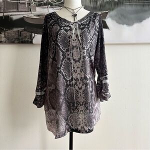 whimsigoth gothic punk flowy blouse